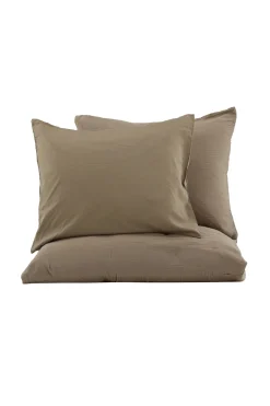 Fjôrd Dekbedovertrek Mila Set Katoen Gauze Bruin 240x220cm