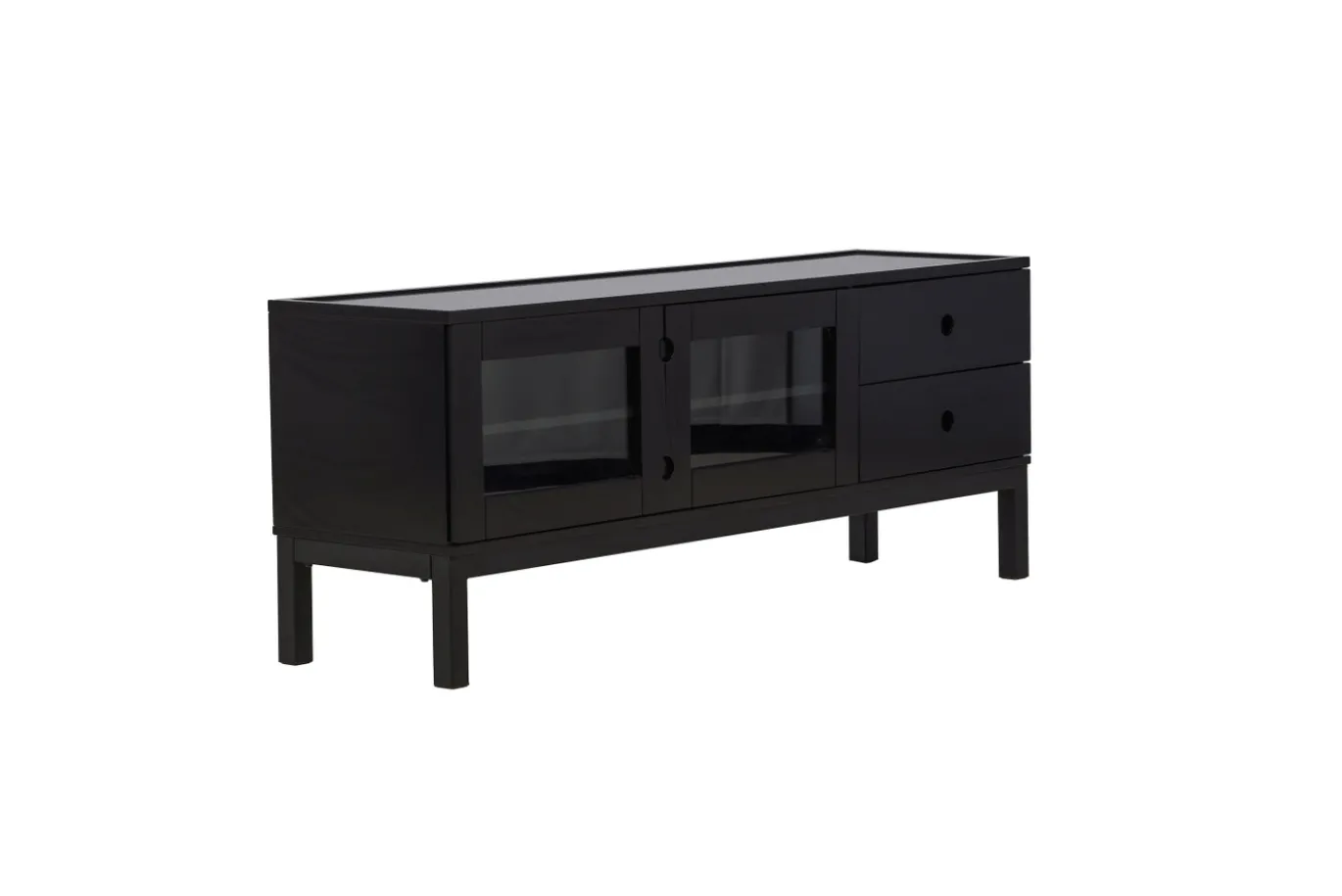 Fjôrd Dressoir Alcoa Mat Zwart Mdf