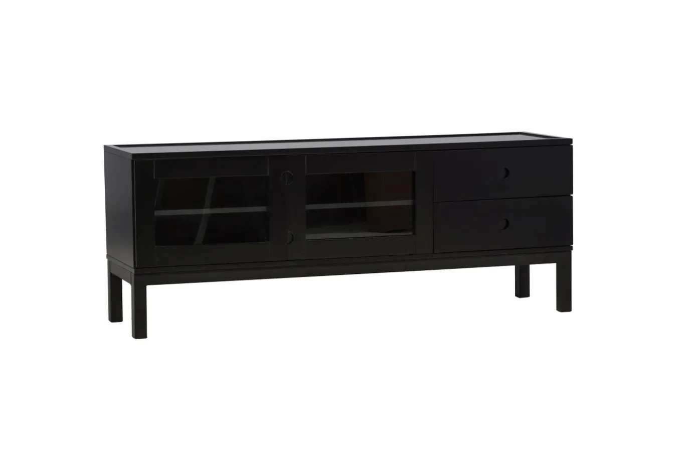 Fjôrd Dressoir Alcoa Mat Zwart Mdf