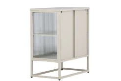 Fjôrd Dressoir Garis Metaal Beige