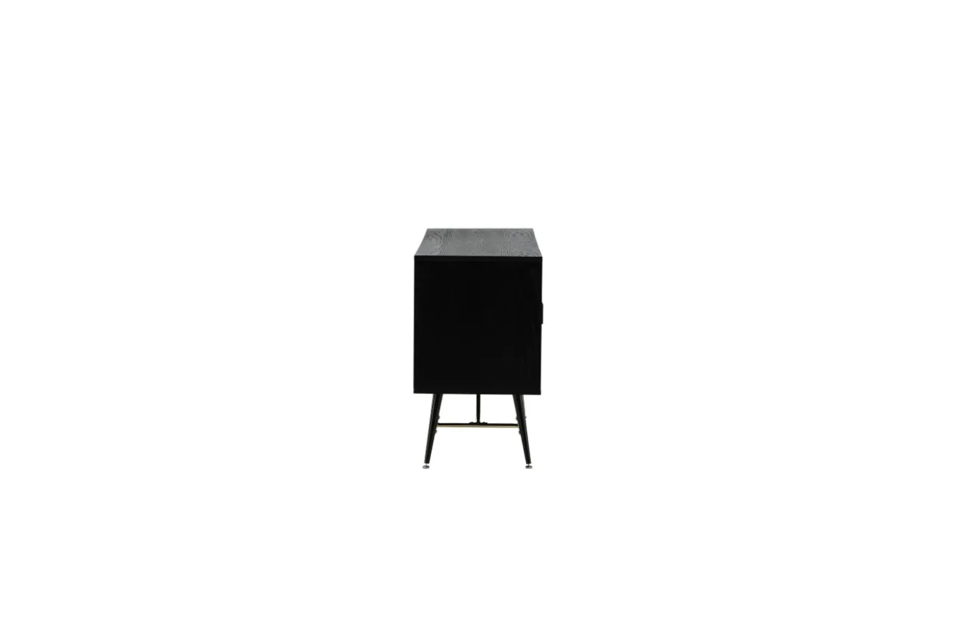 Fjôrd Dressoir Gold Zwart Fineer Brass