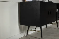 Fjôrd Dressoir Gold Zwart Fineer Brass