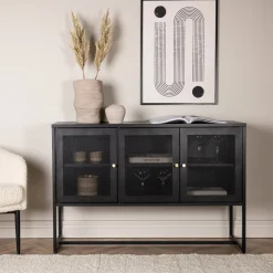 Fjôrd Dressoir Malla Zwart