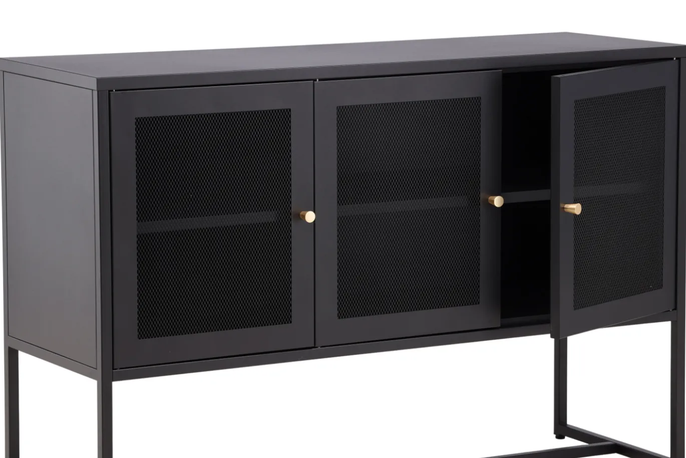 Fjôrd Dressoir Malla Zwart