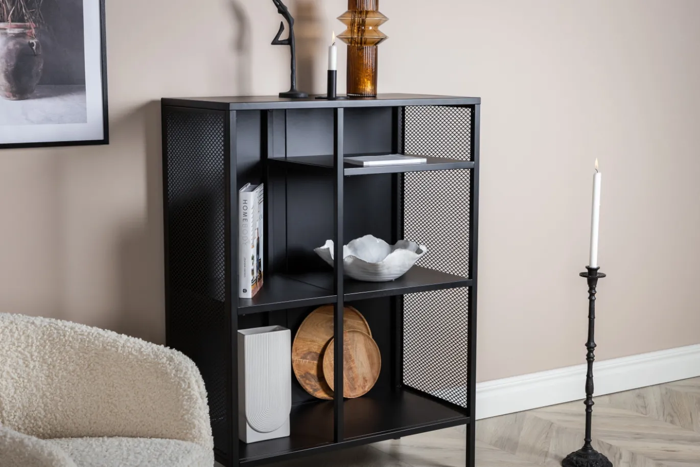 Fjôrd Dressoir Misha Case Mesh Zwart