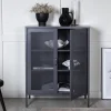 Fjôrd Dressoir Misha Mesh Doors Grijs
