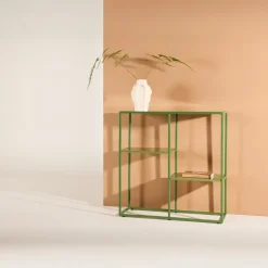 Fjôrd Dressoir Staal Groen 80cm