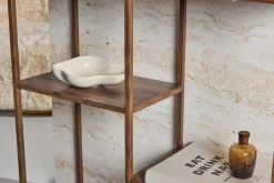 Fjôrd Dressoir Staal Walnoot