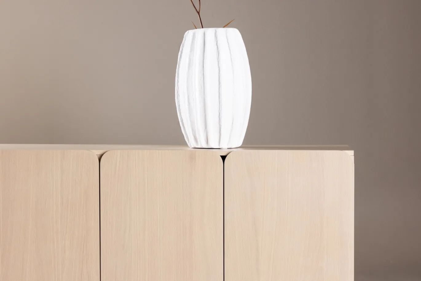 Fjôrd Dressoir Tyresö MDF Whitewash 80x160cm