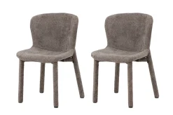 Fjôrd Eetkamerstoel Astoria Bruin Bouclé