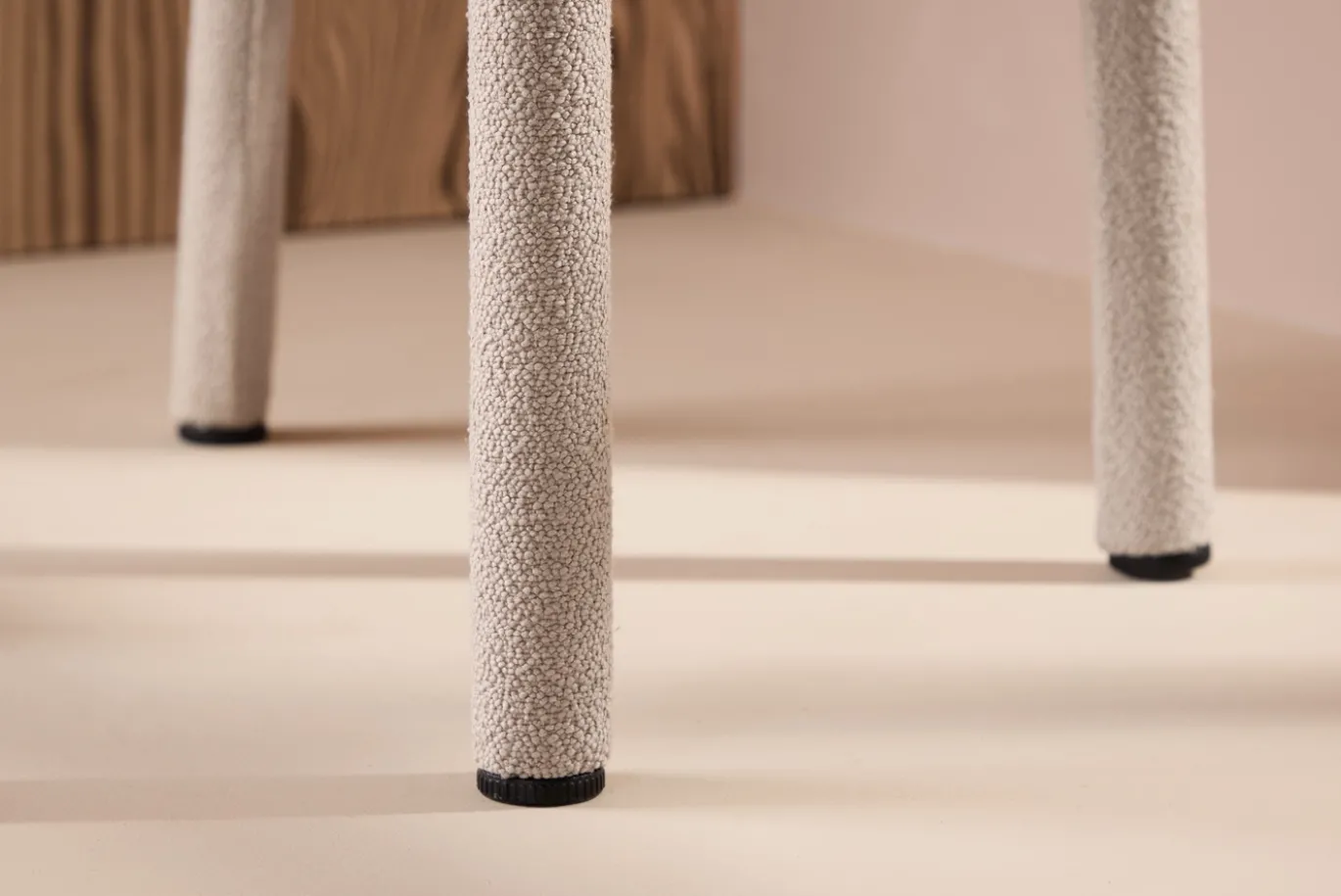 Fjôrd Eetkamerstoel Astoria Beige Bouclé