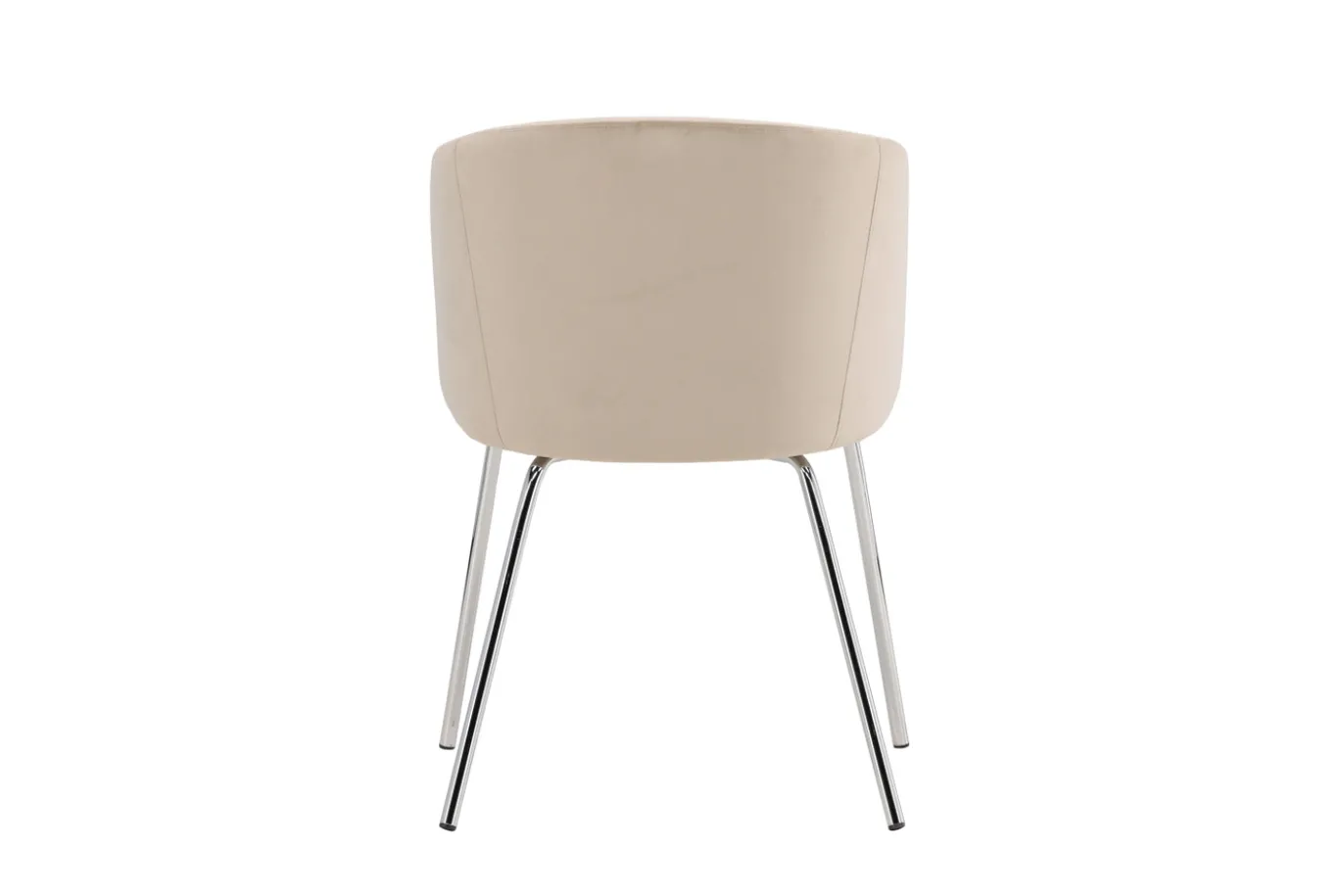 Fjôrd Eetkamerstoel Berit Beige Velvet/Chrome