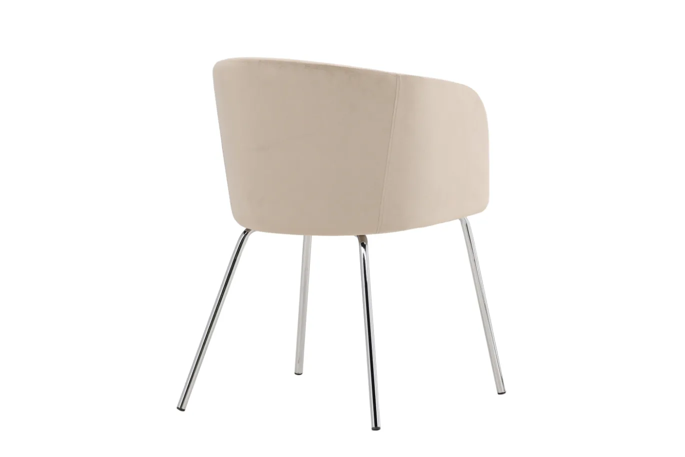 Fjôrd Eetkamerstoel Berit Beige Velvet/Chrome