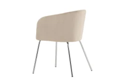 Fjôrd Eetkamerstoel Berit Beige Velvet/Chrome