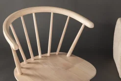 Fjôrd Eetkamerstoel Bobby Rubberhout Beige