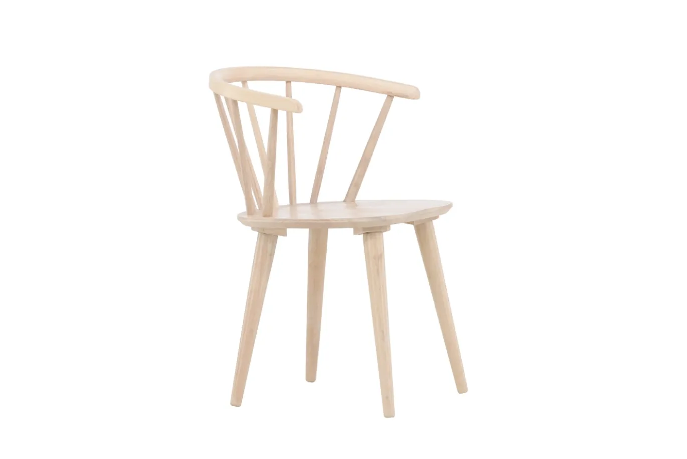 Fjôrd Eetkamerstoel Bobby Rubberhout Beige
