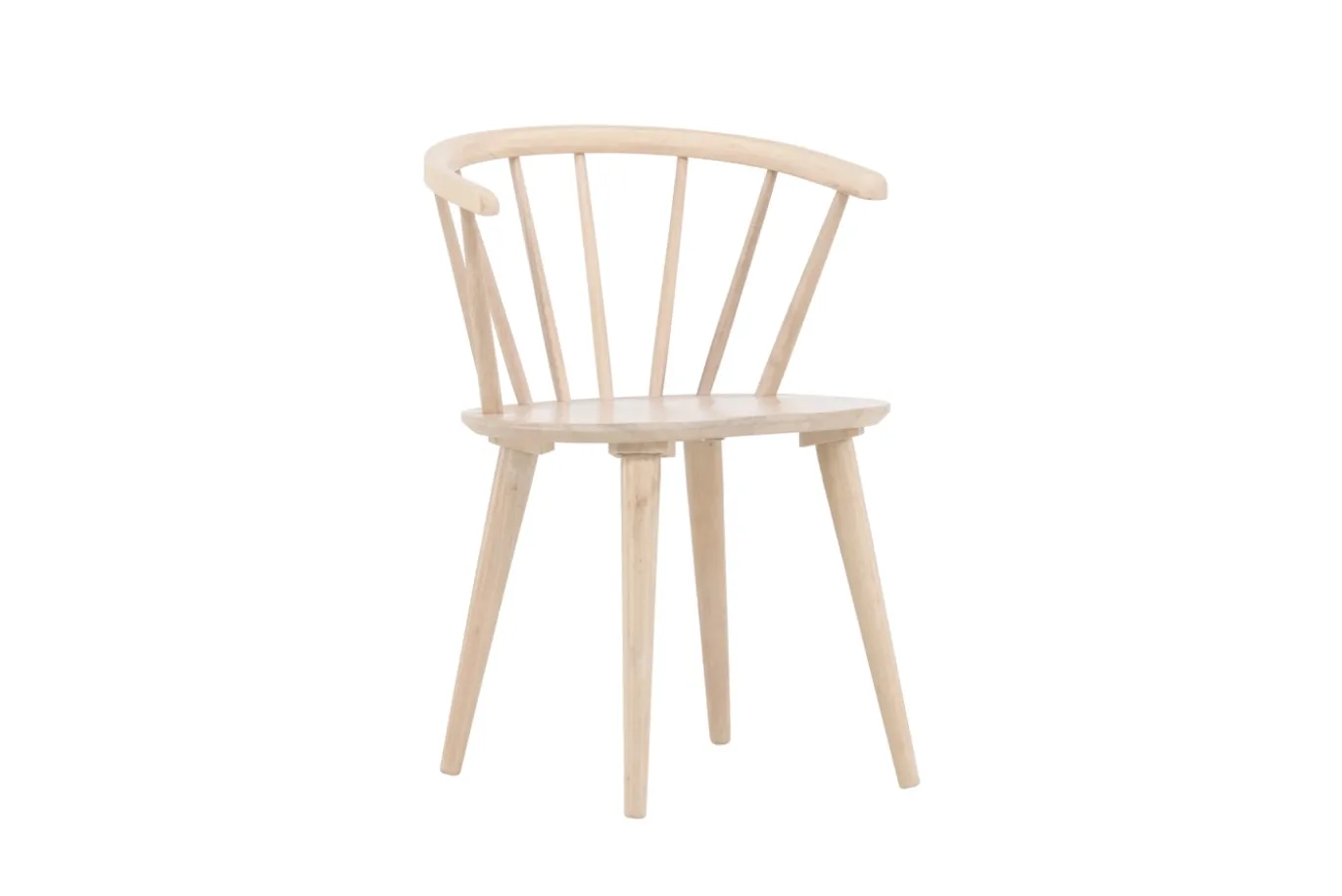 Fjôrd Eetkamerstoel Bobby Rubberhout Beige