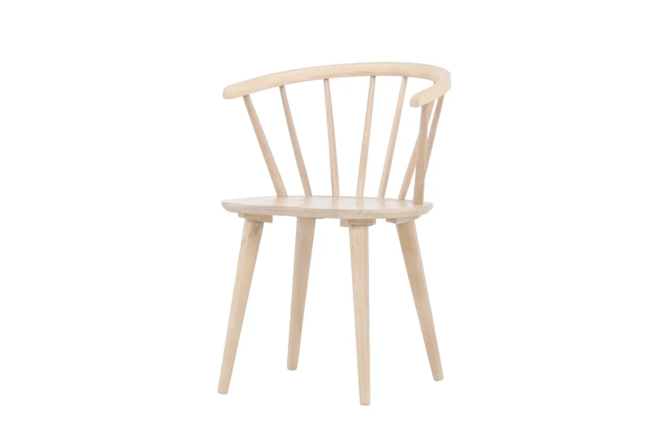 Fjôrd Eetkamerstoel Bobby Rubberhout Beige