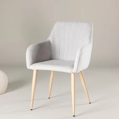 Fjôrd Eetkamerstoel Comfort Eiken/Lichtgrijs