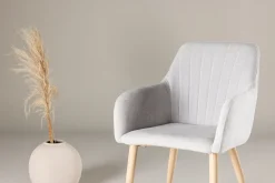 Fjôrd Eetkamerstoel Comfort Eiken/Lichtgrijs