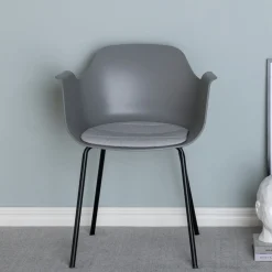 Fjôrd Eetkamerstoel Comfort Zwart/Grijs Plastic
