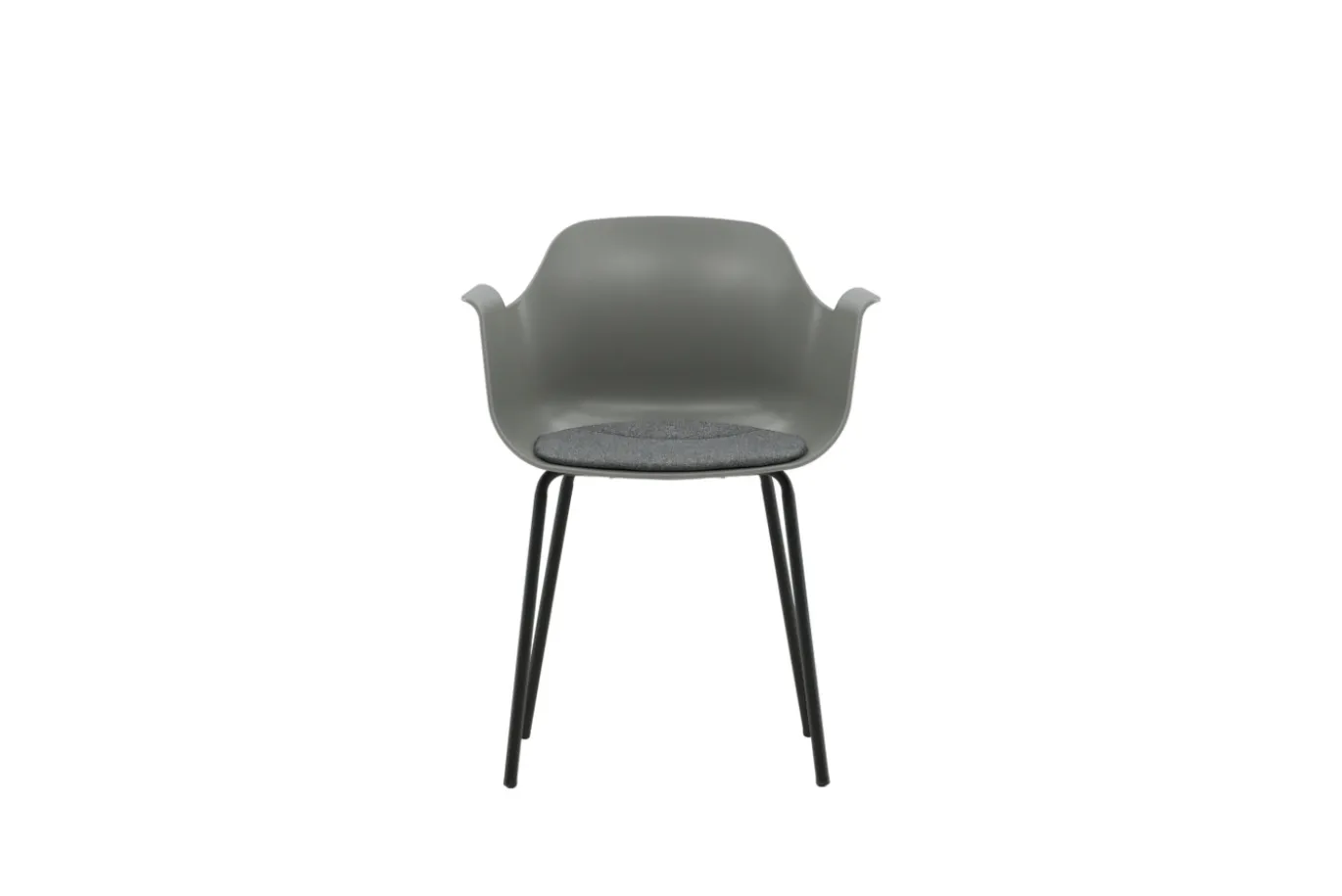 Fjôrd Eetkamerstoel Comfort Zwart/Grijs Plastic