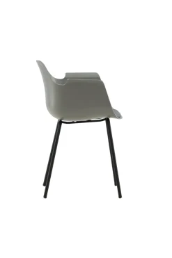 Fjôrd Eetkamerstoel Comfort Zwart/Grijs Plastic
