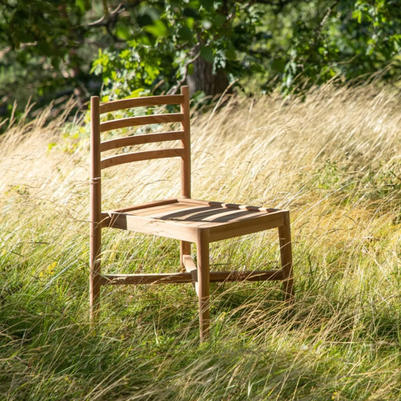 Fjôrd Eetkamerstoel Dining Stapelbaar Teak Golden
