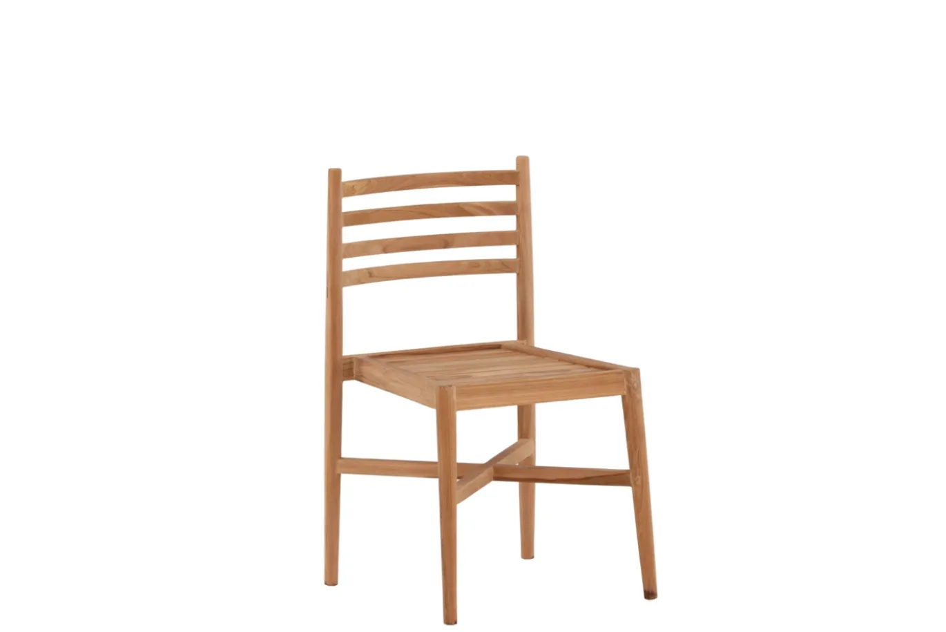 Fjôrd Eetkamerstoel Dining Stapelbaar Teak Golden