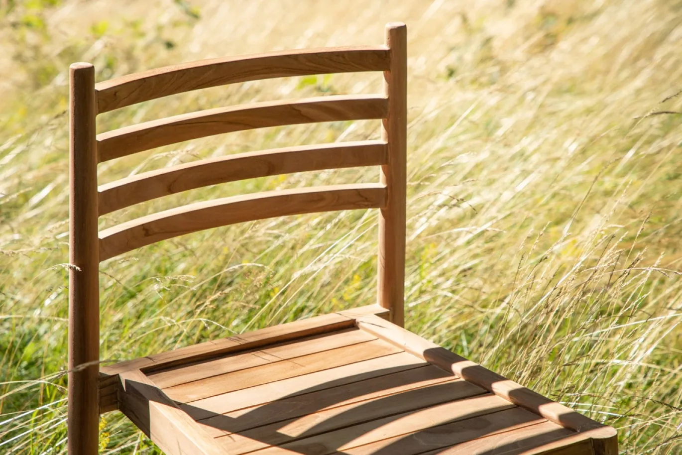 Fjôrd Eetkamerstoel Dining Stapelbaar Teak Golden