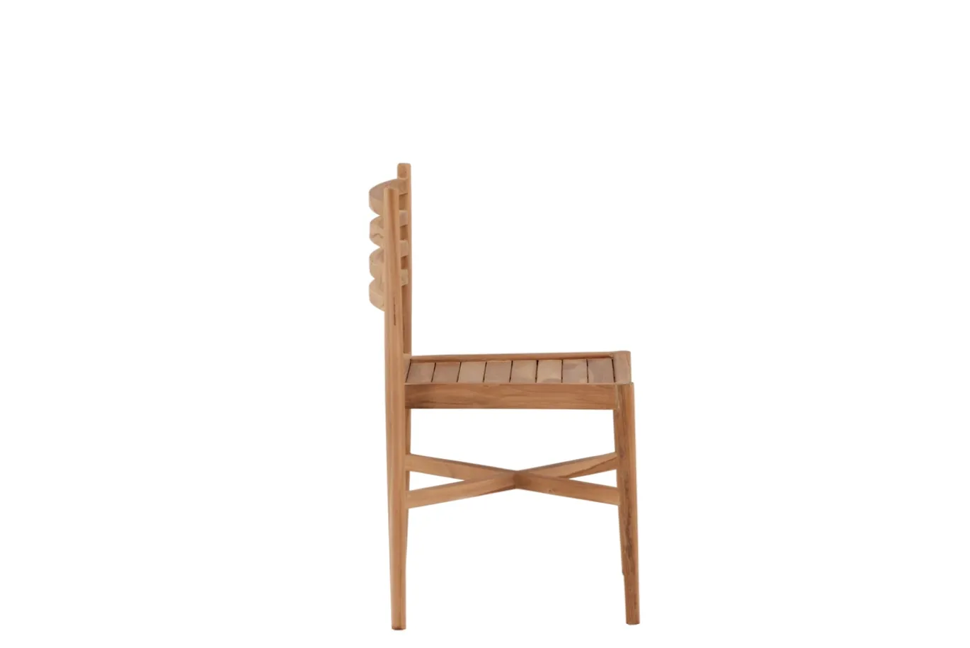 Fjôrd Eetkamerstoel Dining Stapelbaar Teak Golden