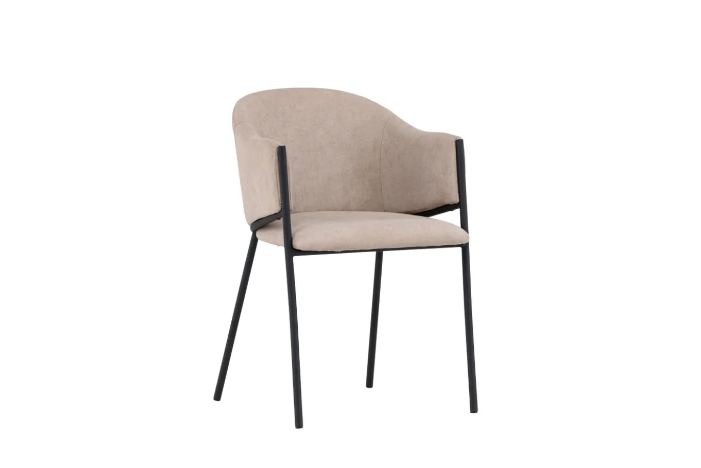 Fjôrd Eetkamerstoel Evelina Zwart/Beige