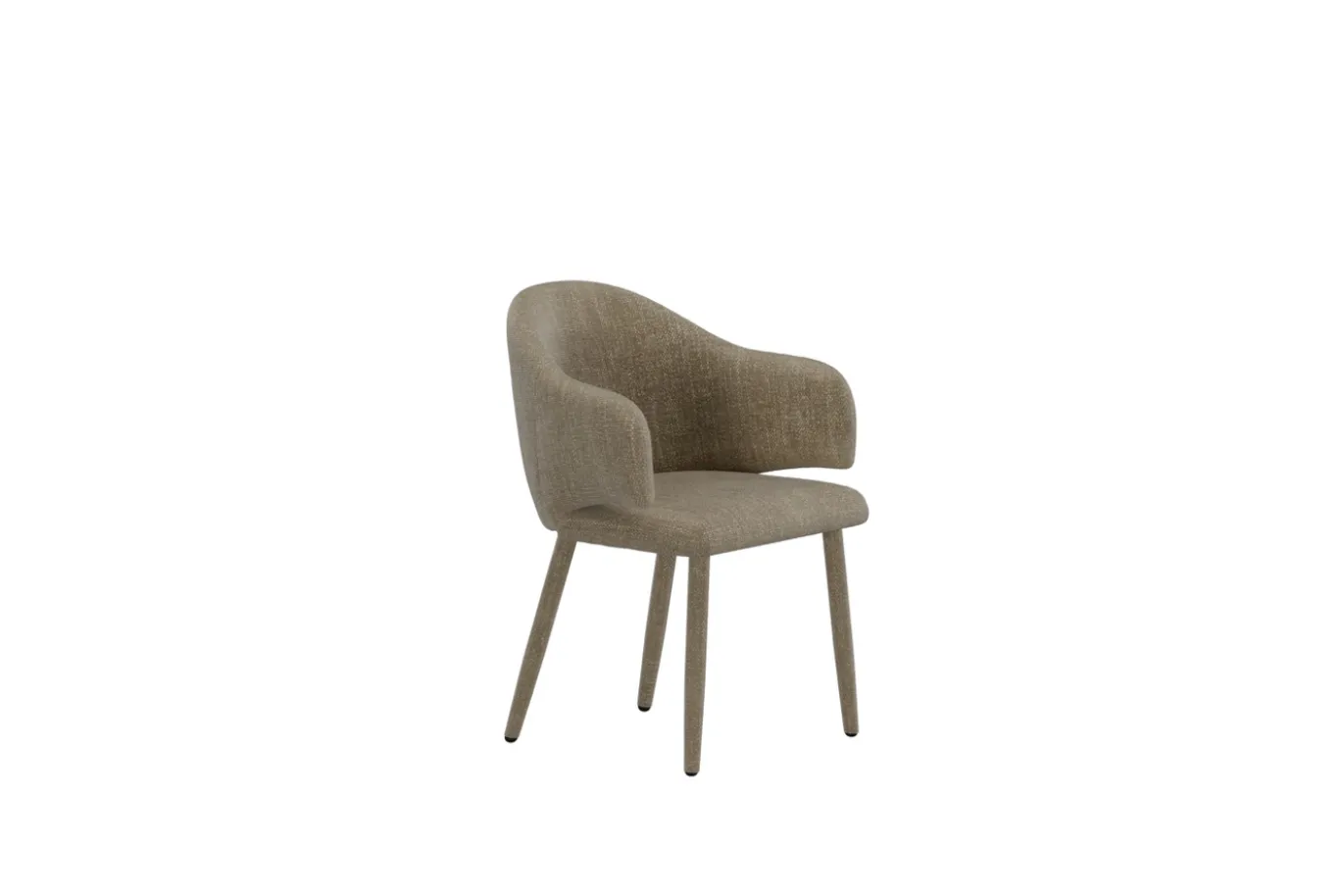 Fjôrd Eetkamerstoel Evelin Polyester Velvet Beige