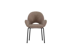 Fjôrd Eetkamerstoel Florensa Polyester Velvet Bruin
