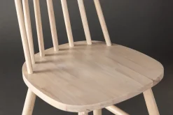 Fjôrd Eetkamerstoel Lönneberga Whitewash Solid Rubber Hout