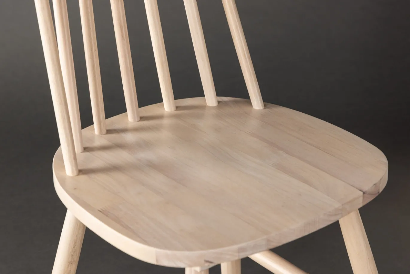 Fjôrd Eetkamerstoel Lönneberga Whitewash Solid Rubber Hout
