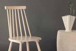 Fjôrd Eetkamerstoel Lönneberga Whitewash Solid Rubber Hout