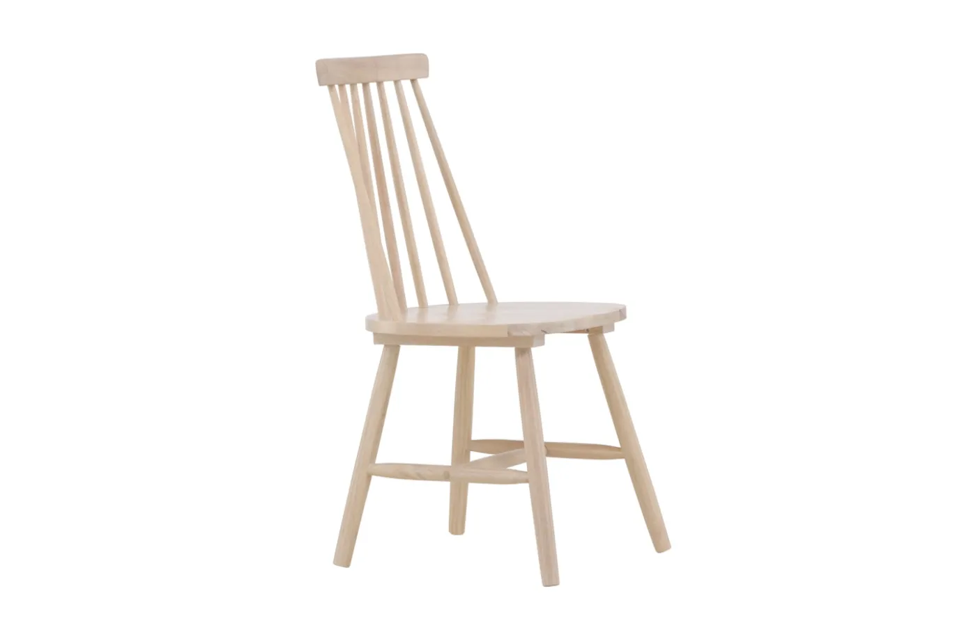 Fjôrd Eetkamerstoel Lönneberga Whitewash Solid Rubber Hout