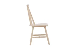 Fjôrd Eetkamerstoel Lönneberga Whitewash Solid Rubber Hout