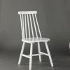 Fjôrd Eetkamerstoel Lönneberga Wit Solid Rubber Hout