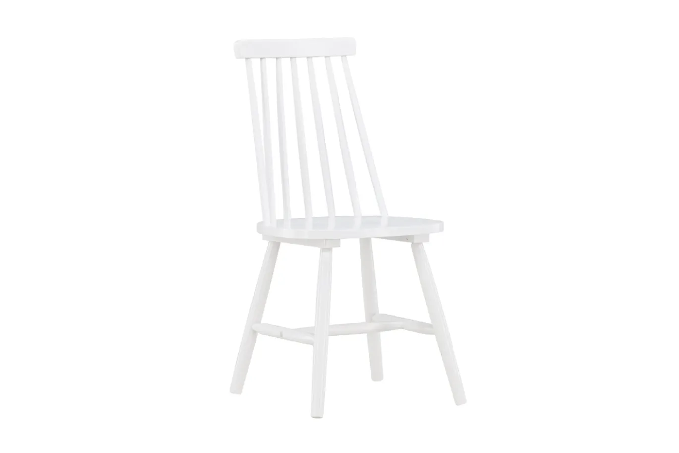 Fjôrd Eetkamerstoel Lönneberga Wit Solid Rubber Hout