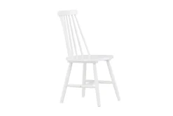 Fjôrd Eetkamerstoel Lönneberga Wit Solid Rubber Hout