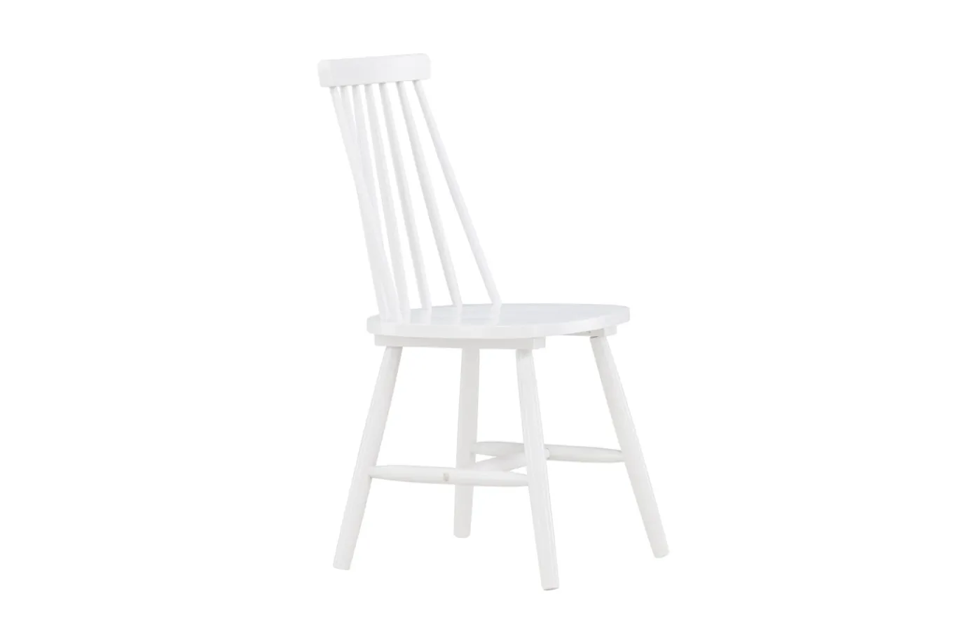 Fjôrd Eetkamerstoel Lönneberga Wit Solid Rubber Hout