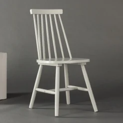 Fjôrd Eetkamerstoel Lönneberga Lichtgrijs Solid Rubber Hout