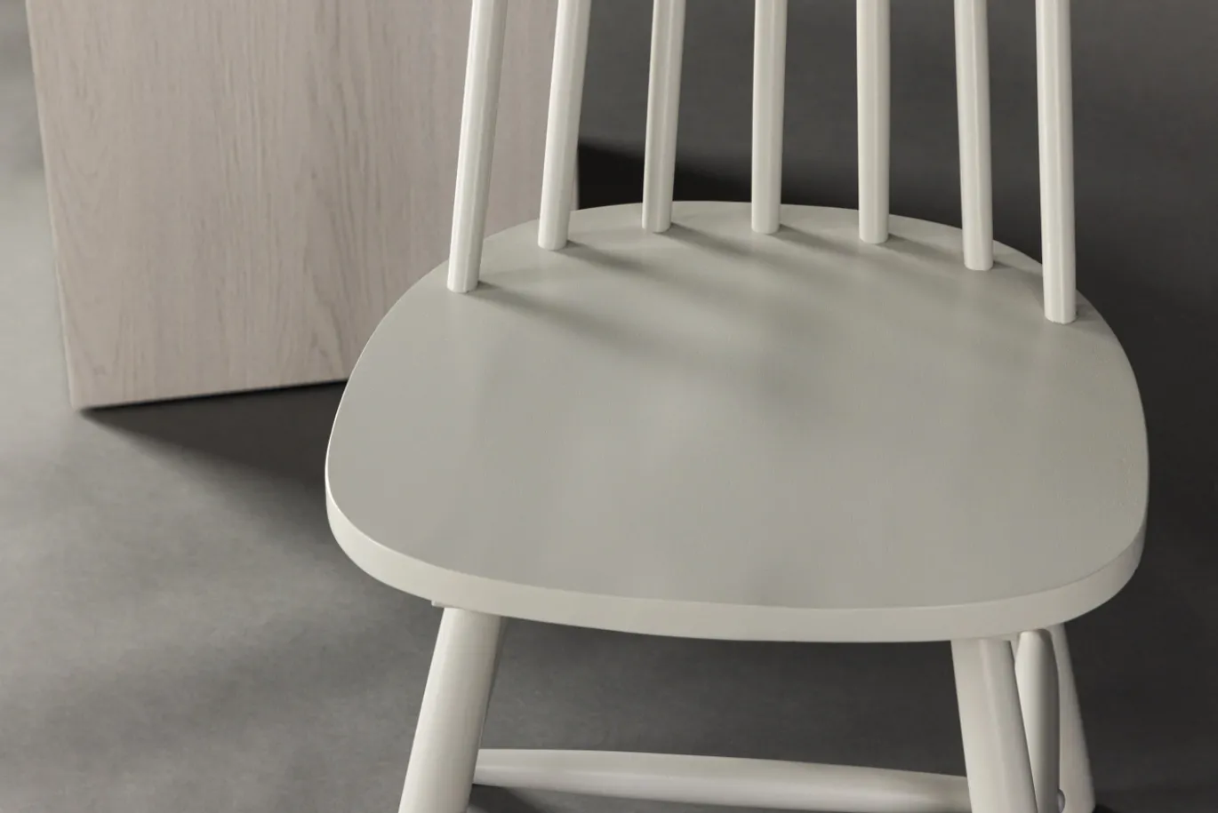 Fjôrd Eetkamerstoel Lönneberga Lichtgrijs Solid Rubber Hout
