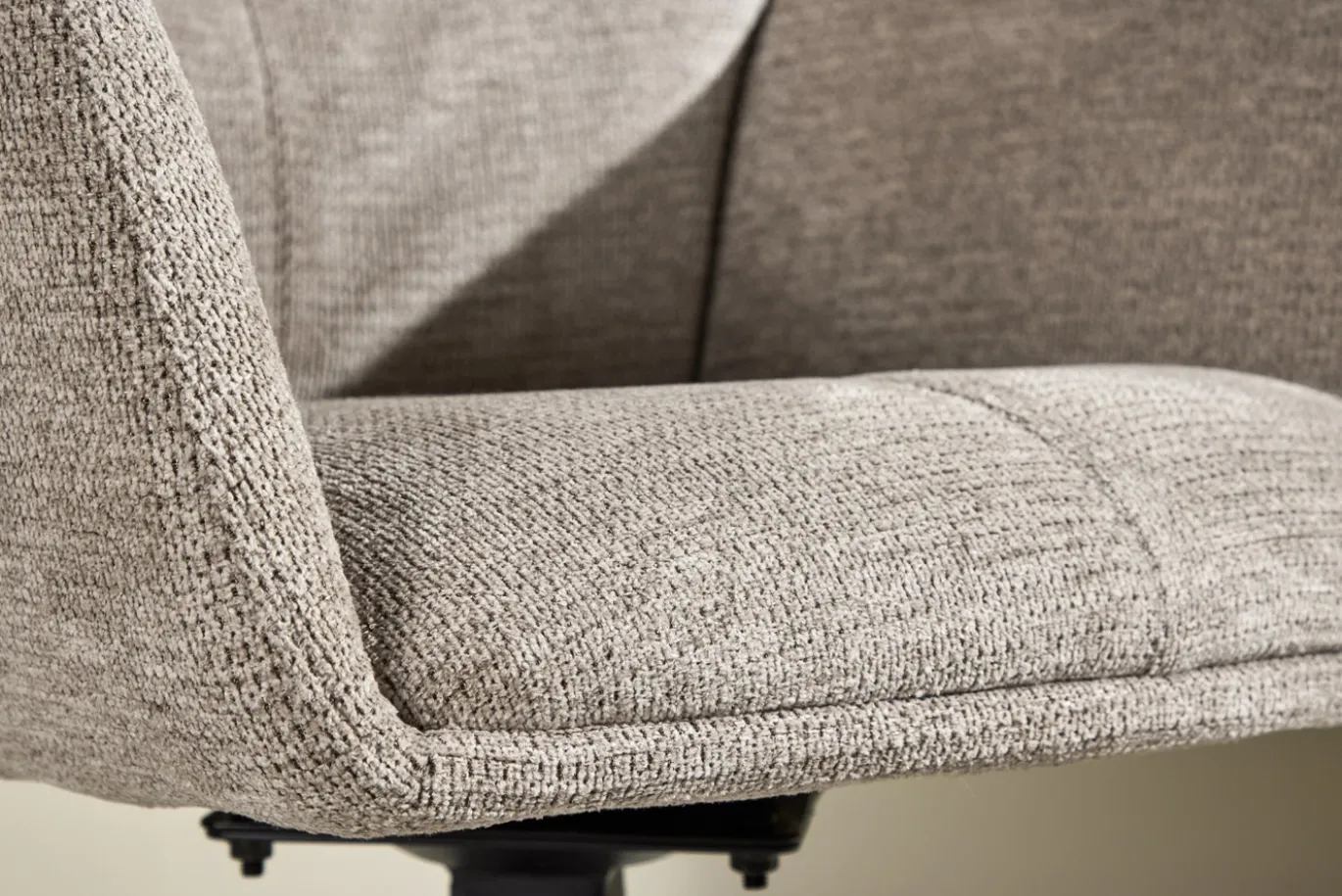 Fjôrd Eetkamerstoel Manchi Polyester Bruin
