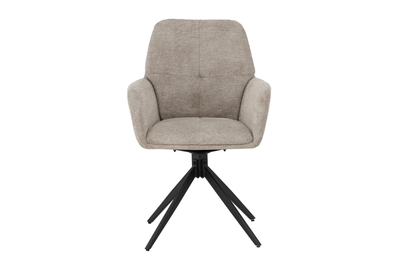 Fjôrd Eetkamerstoel Manchi Polyester Bruin
