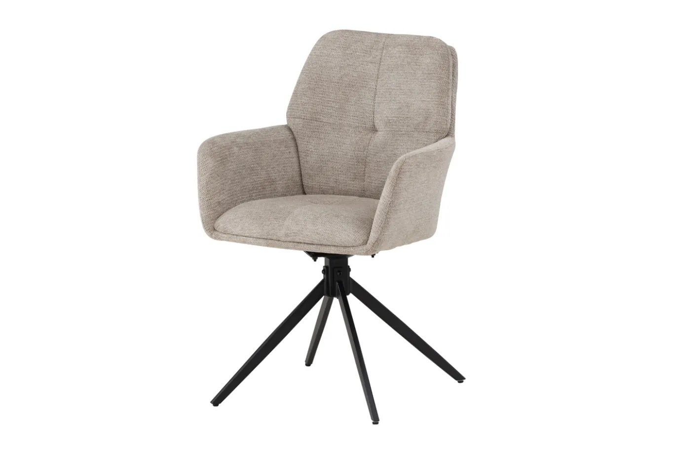 Fjôrd Eetkamerstoel Manchi Polyester Bruin