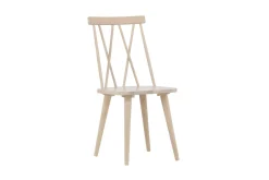Fjôrd Eetkamerstoel Mariette Whitewash Solid Rubber Hout