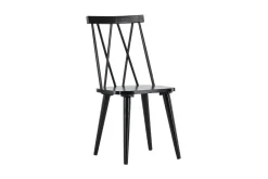 Fjôrd Eetkamerstoel Mariette Zwart Solid Rubber Hout